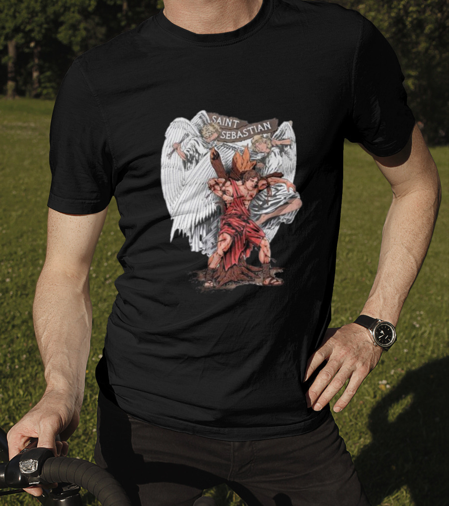 Saint Sebastian Angelic Guardians T-Shirt