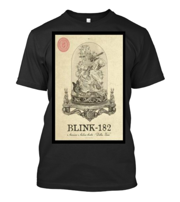 BLINK-182 Dallas Texas American Airlines Center Vintage Concert T-Shirt