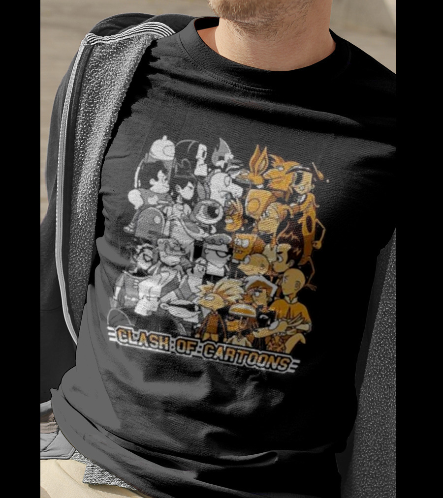 Clash Of Cartoons Battle T-Shirt