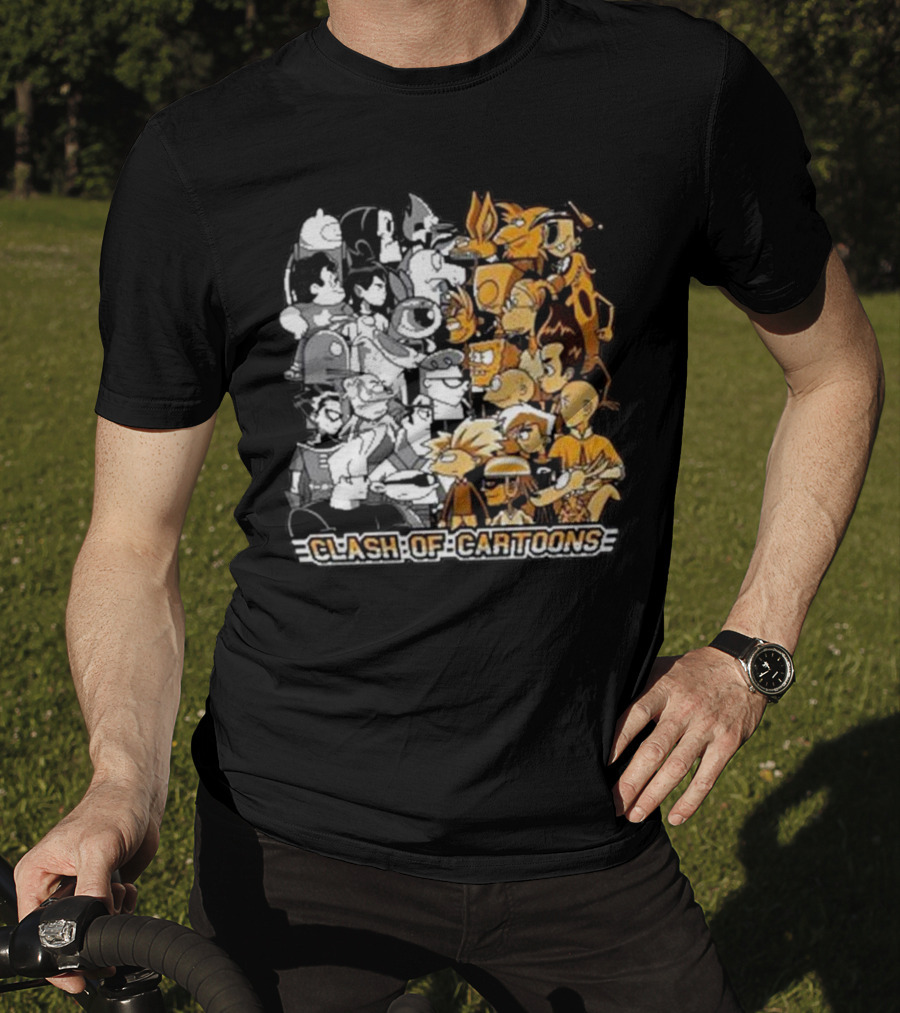 Clash Of Cartoons Battle T-Shirt