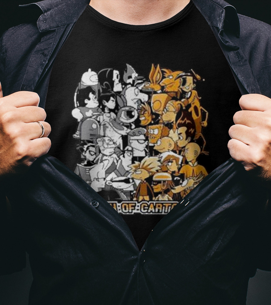 Clash Of Cartoons Battle T-Shirt