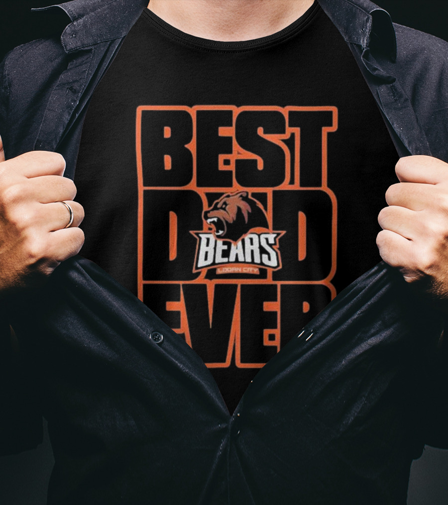 Logan City Bears Best Dad Ever Gridiron Club T-Shirt