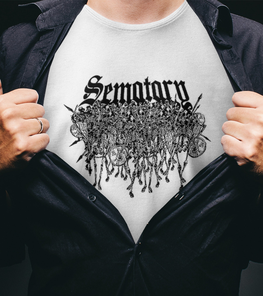 Sematary Skelling Tons Gothic Skeleton T-Shirt