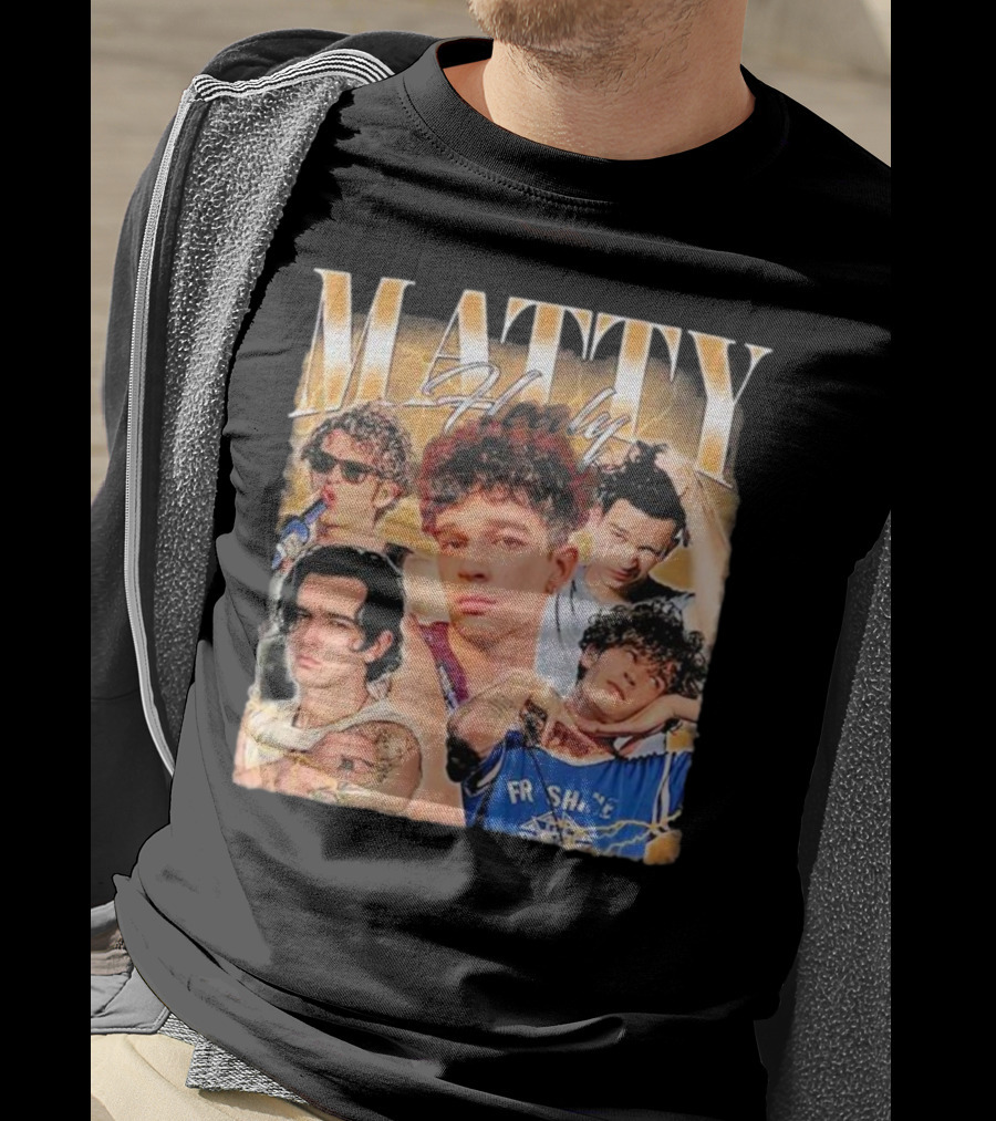 MATTY HEALY Collage Vintage Aesthetic T-Shirt