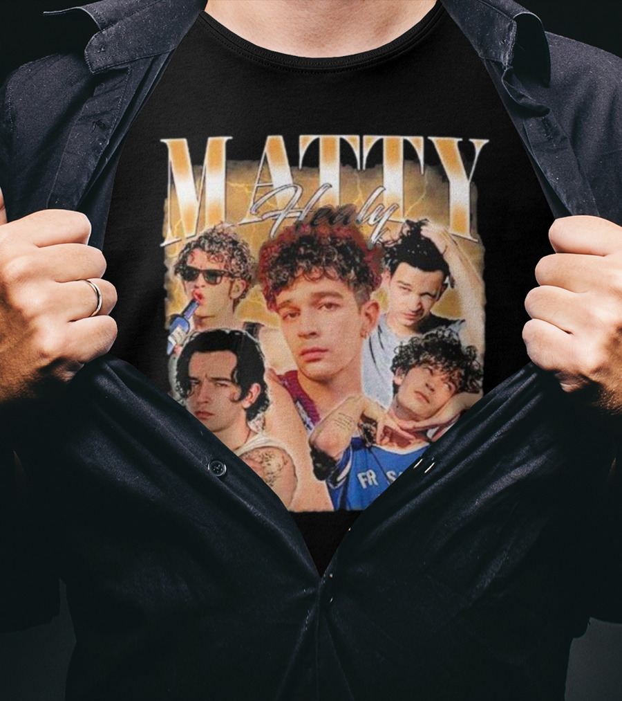 MATTY HEALY Collage Vintage Aesthetic T-Shirt
