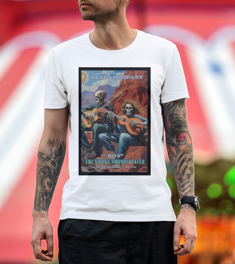 Dead and Company July 8th The Gorge Amphitheater George WA T-Shirt