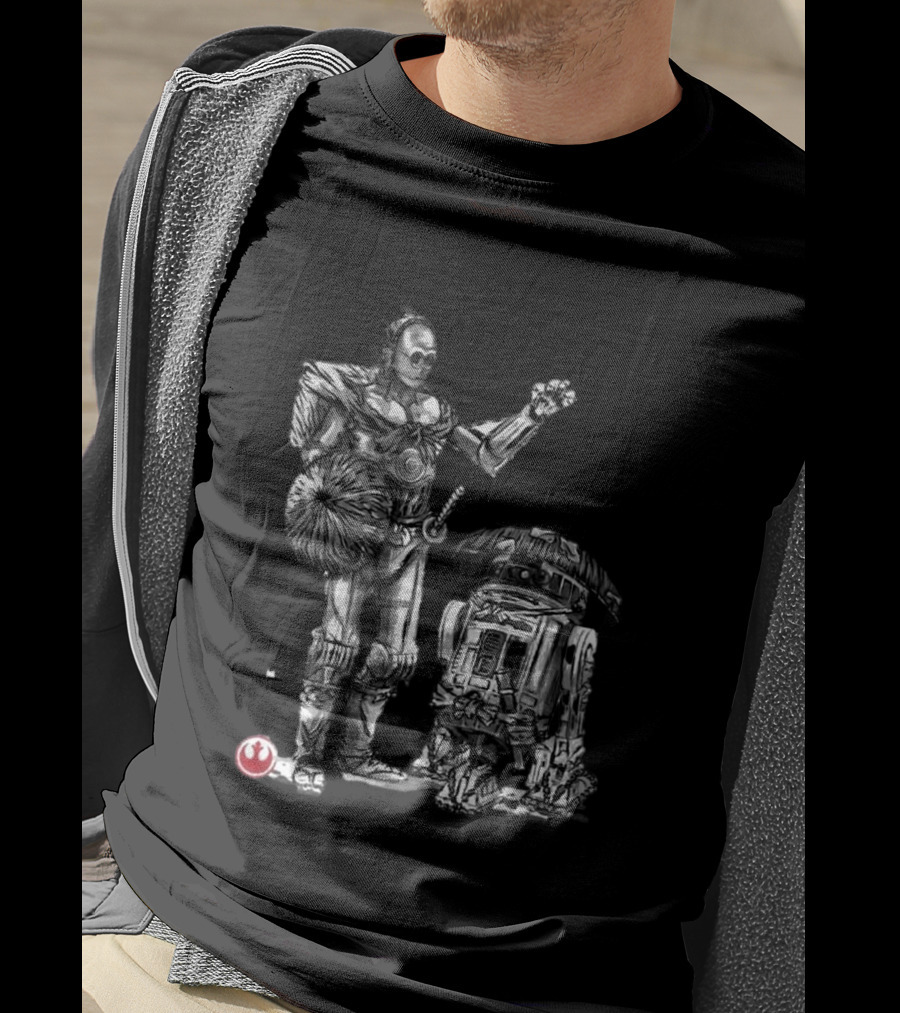Samurai Droids Sumi-e Star Wars Rebels T-Shirt