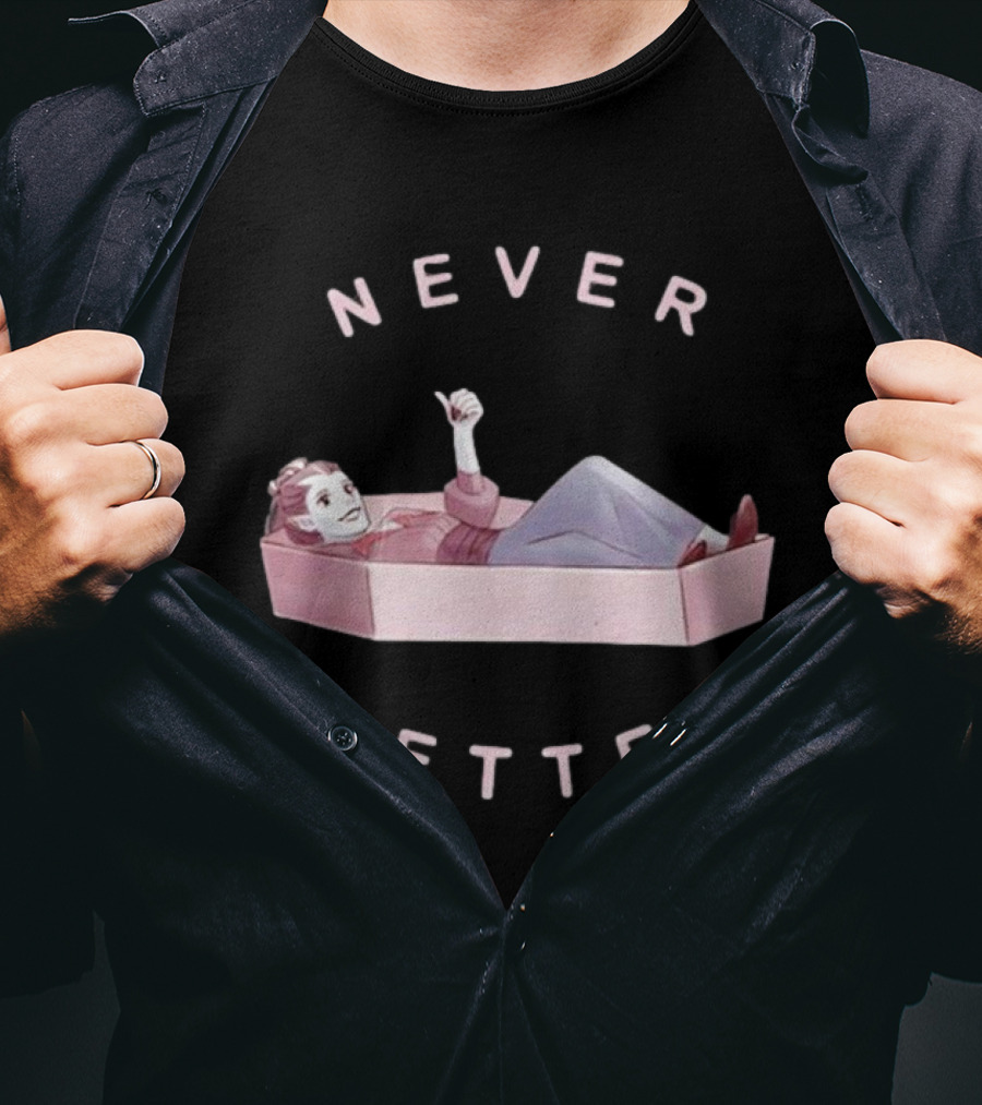 Critical Role Never Better Laudna In Coffin T-Shirt