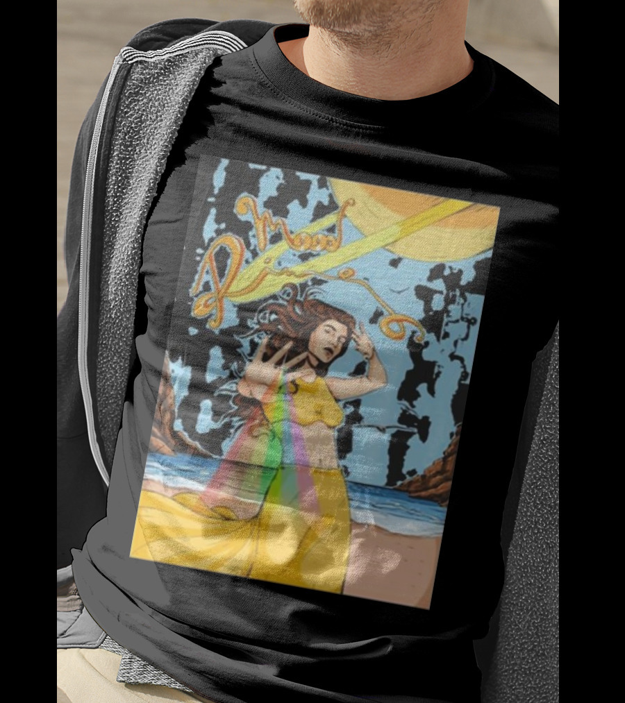 Lorde Solar Power Vibey Beach Scene T-Shirt