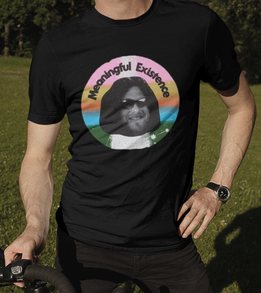 Meaningful Existence Rainbow Retro T-Shirt