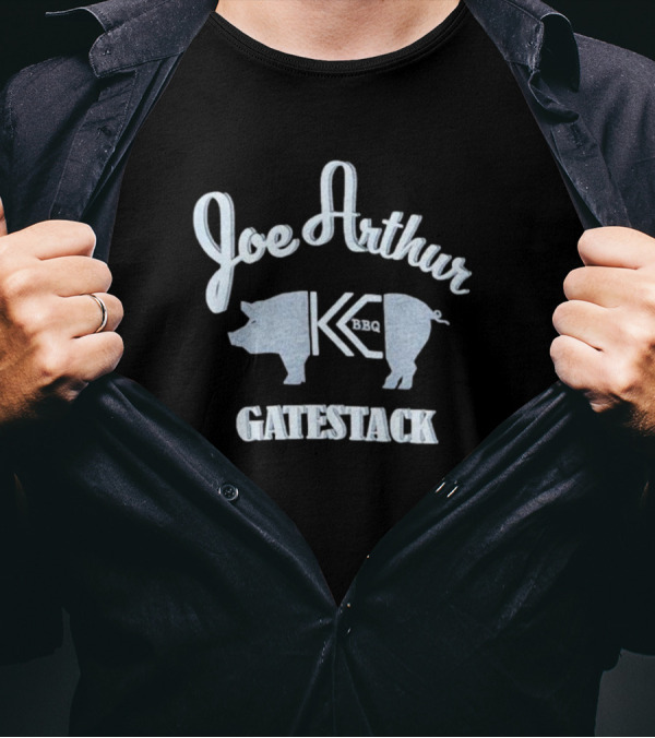 Joe Arthur KC BBQ Gatestack Pig T-Shirt