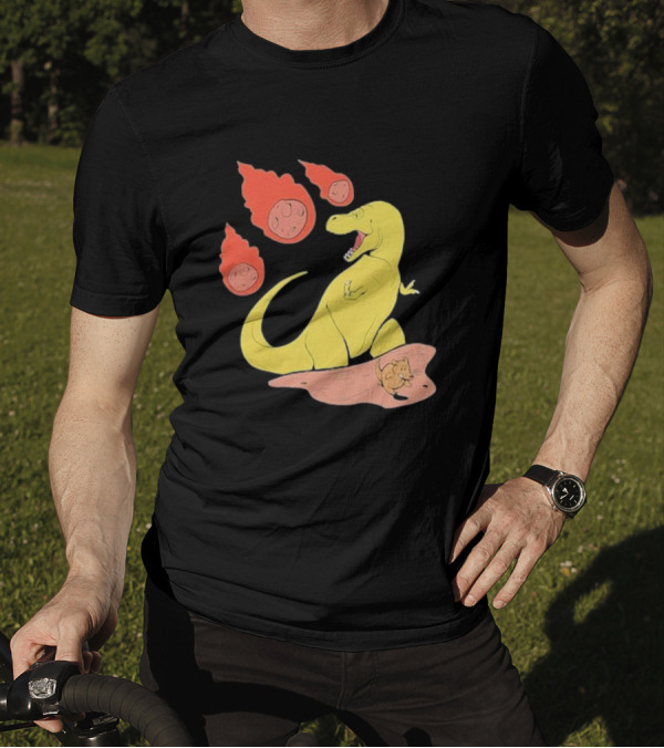 SMBC Dinosaur And Meteor Save Yourself Mammal T-Shirt