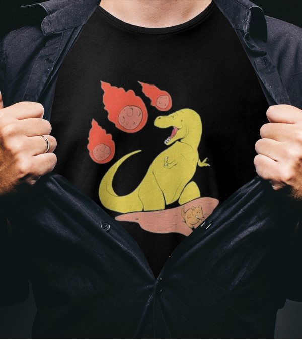 SMBC Dinosaur And Meteor Save Yourself Mammal T-Shirt