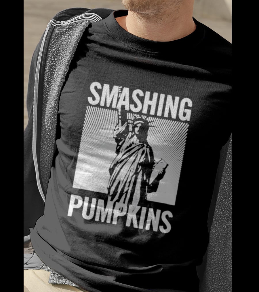 Smashing Pumpkins Statue Of Liberty Zeitgeist T-Shirt
