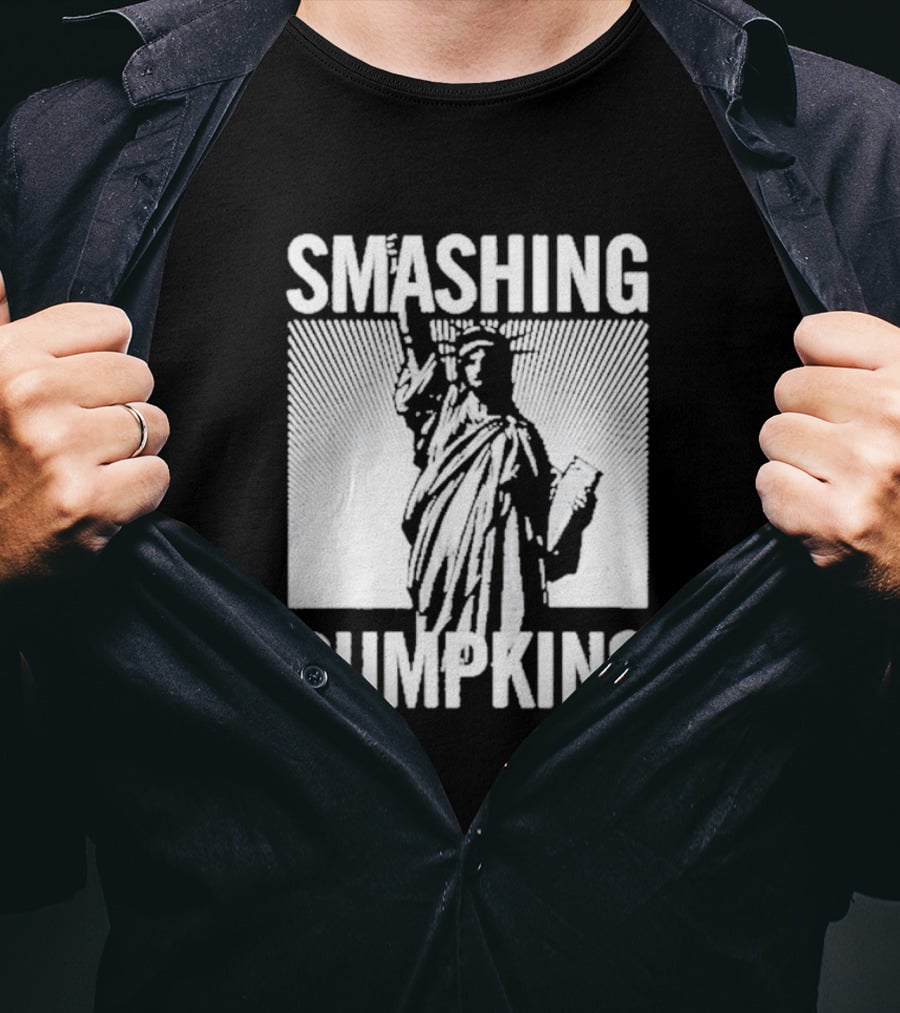 Smashing Pumpkins Statue Of Liberty Zeitgeist T-Shirt