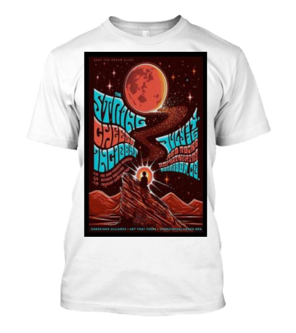 The String Cheese Incident Red Rocks 2024 Conscious Alliance Keep The Dream Alive T-Shirt