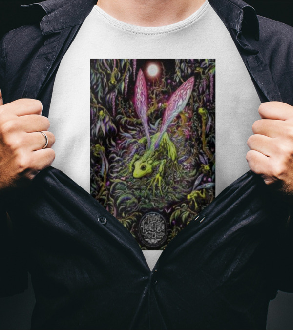 Les Claypool’s Fearless Flying Frog Brigade Psychedelic Creature Art Wheatland T-Shirt