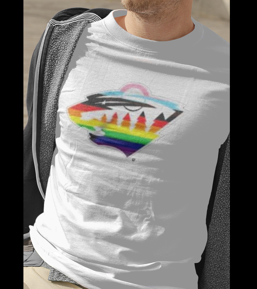 Minnesota Wild Rainbow Pride NHL T-Shirt