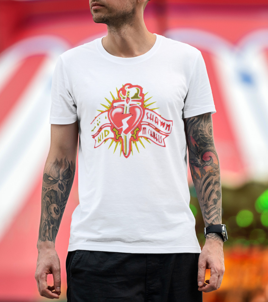 Shawn Michaels Heartbreak Kid Dagger Heart T-Shirt