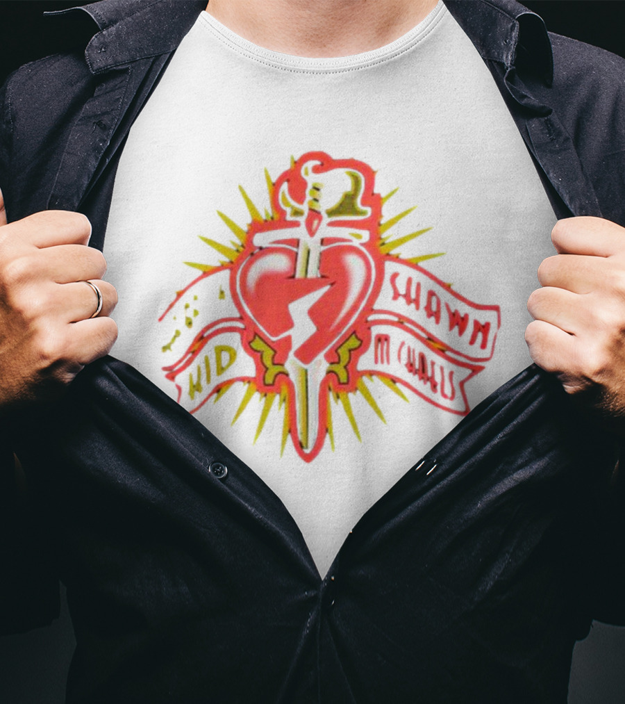 Shawn Michaels Heartbreak Kid Dagger Heart T-Shirt