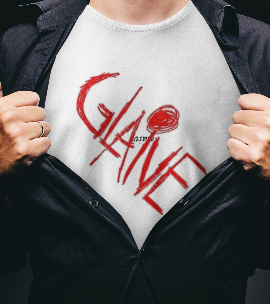 Glaive Red Brushstroke Burn Photo T-Shirt