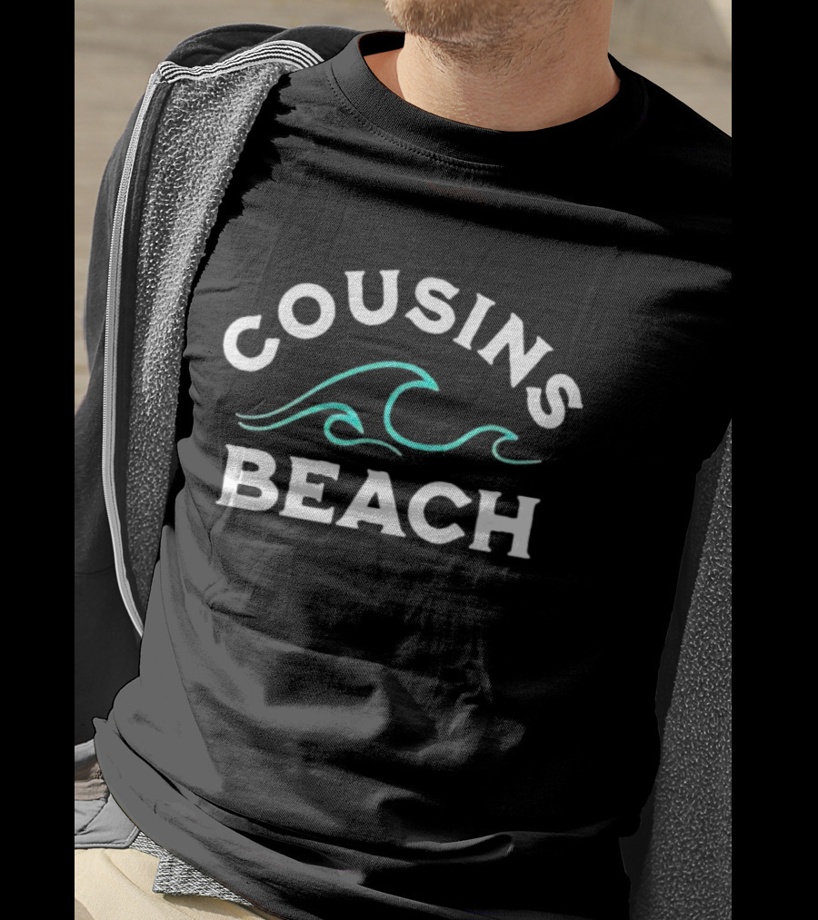 Cousins Beach Ocean Waves Summer T-Shirt