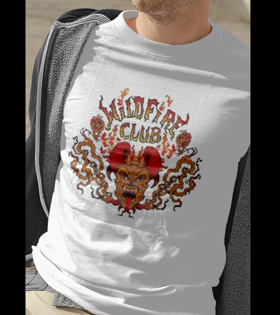 Wildfire Club Fiery Demon Emblem T-Shirt
