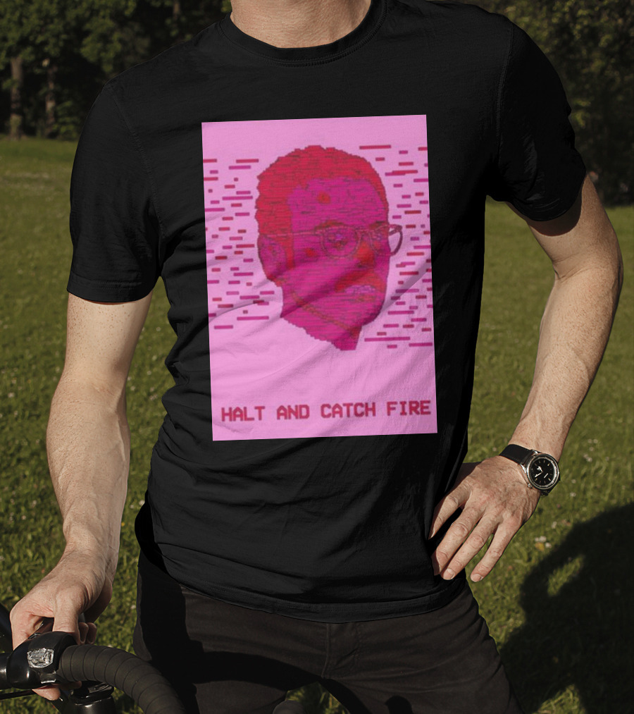 Halt And Catch Fire Retro Pixel T-Shirt