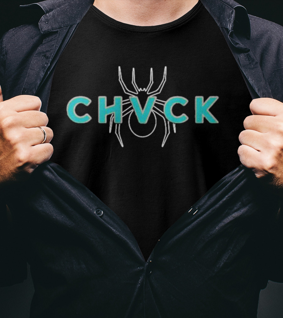 CHVCK Spider Typography T-Shirt