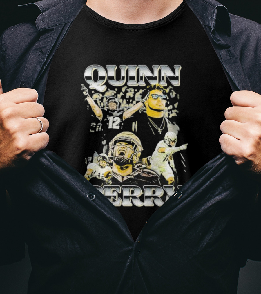 Quinn Perry Vintage Lightweight Football Celebration Montage T-Shirt