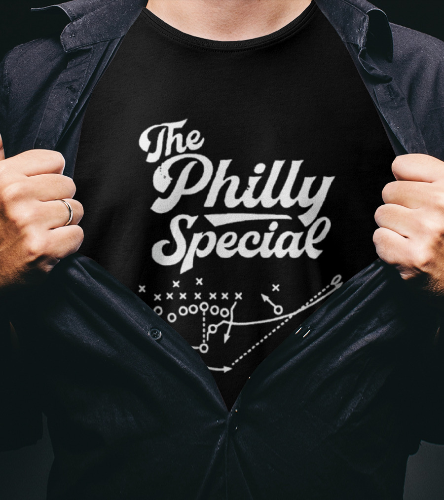 The Philly Special Football Play Diagram T-Shirt