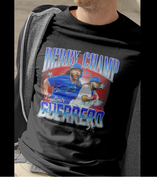 Derby Champ Vladimir Guerrero Jr. Home Run Signature T-Shirt