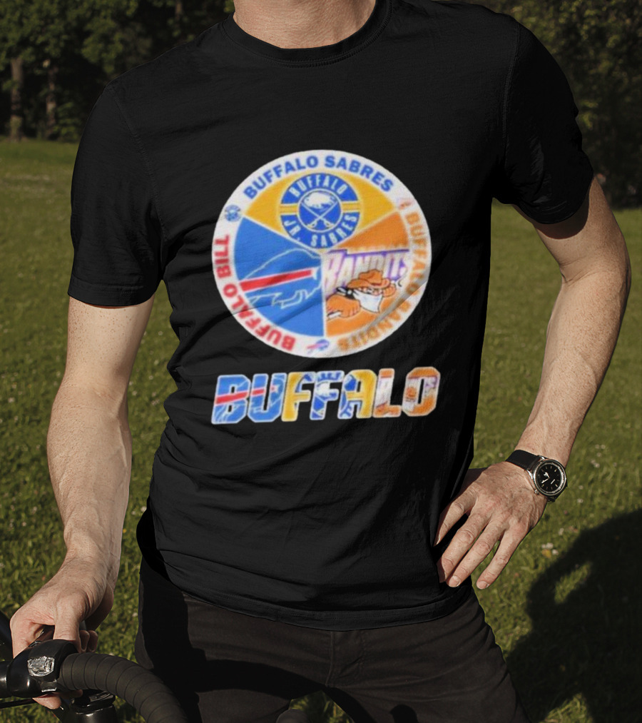 Buffalo Sabres Bandits Bills Team Sport Legend T-Shirt