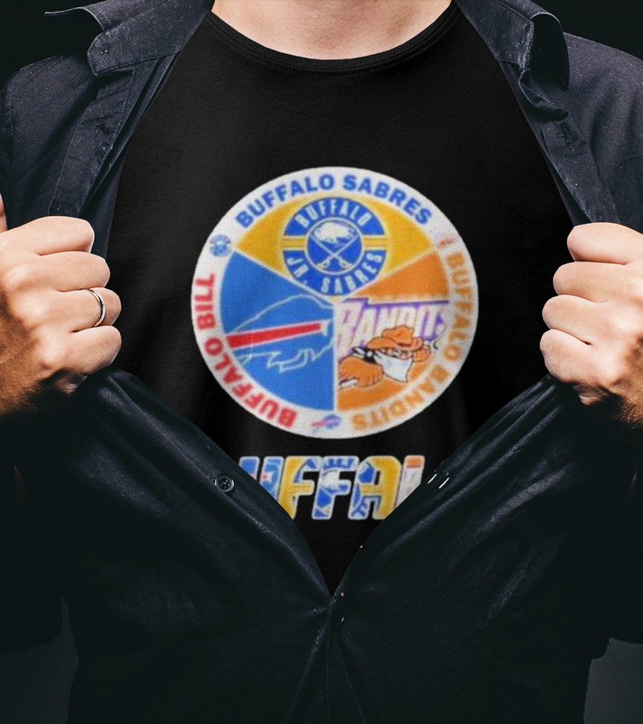 Buffalo Sabres Bandits Bills Team Sport Legend T-Shirt