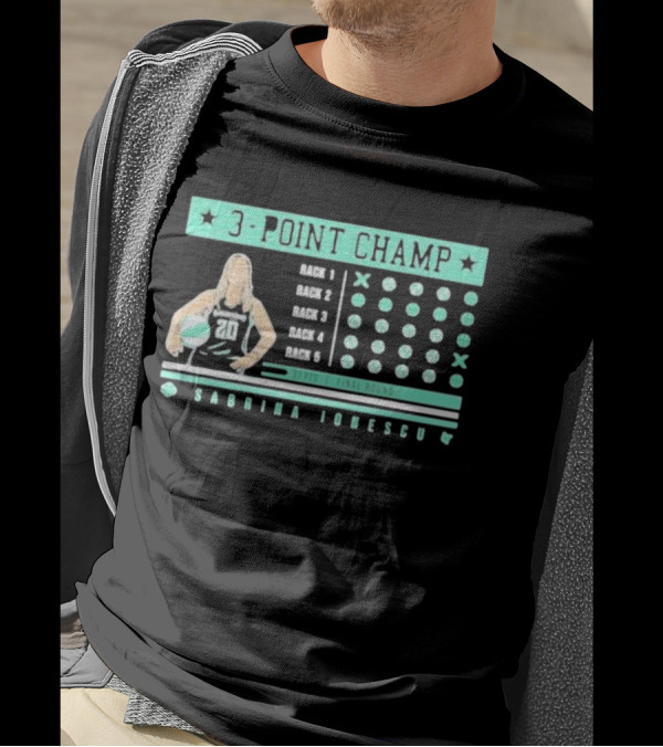Sabrina Ionescu 3-Point Champ 37 PTS Final Round T-Shirt