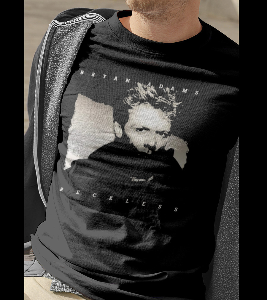 Bryan Adams Reckless Album Cover T-Shirt