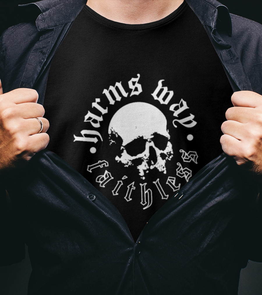 Harm's Way Faithless Skull T-Shirt