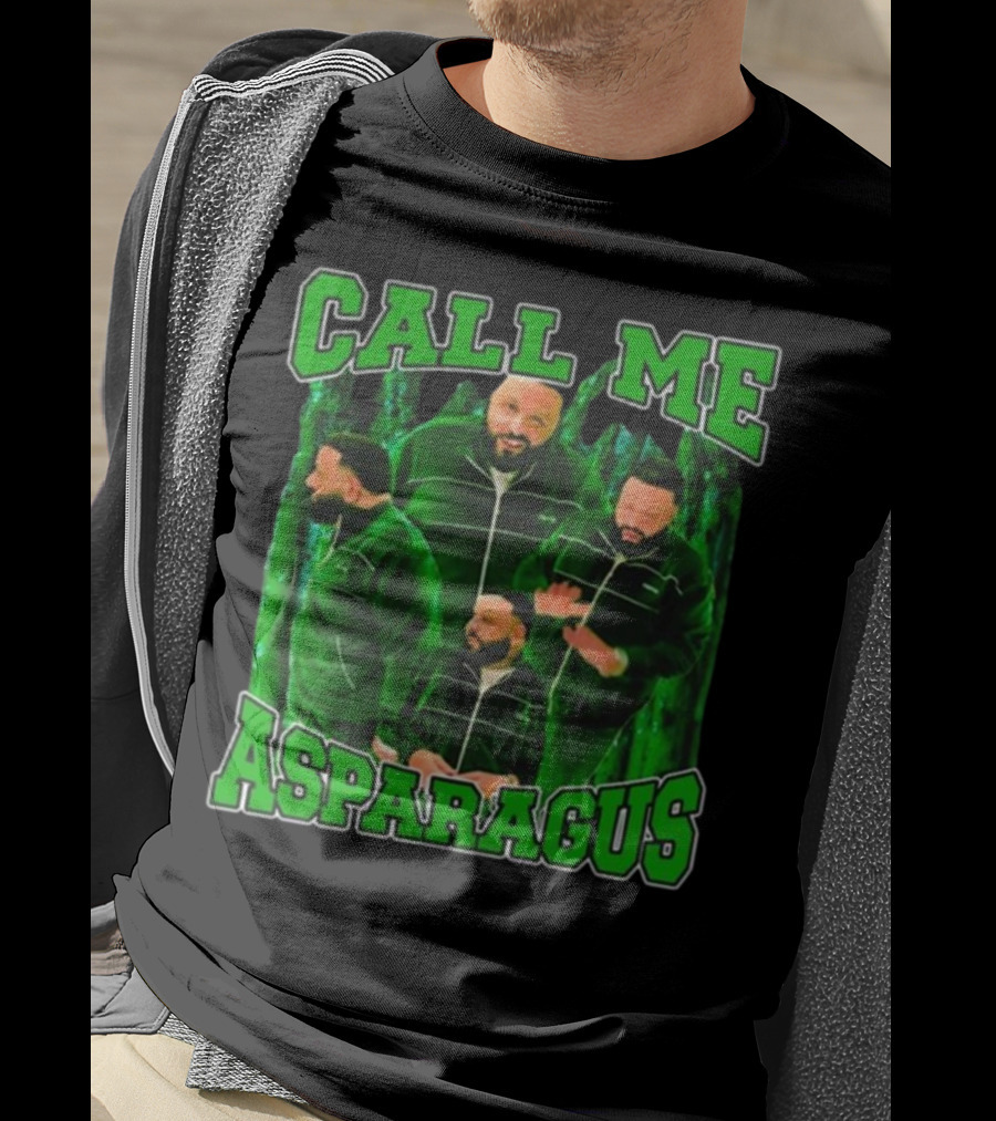 Call ME Asparagus Green Tracksuit Dj Look T-Shirt