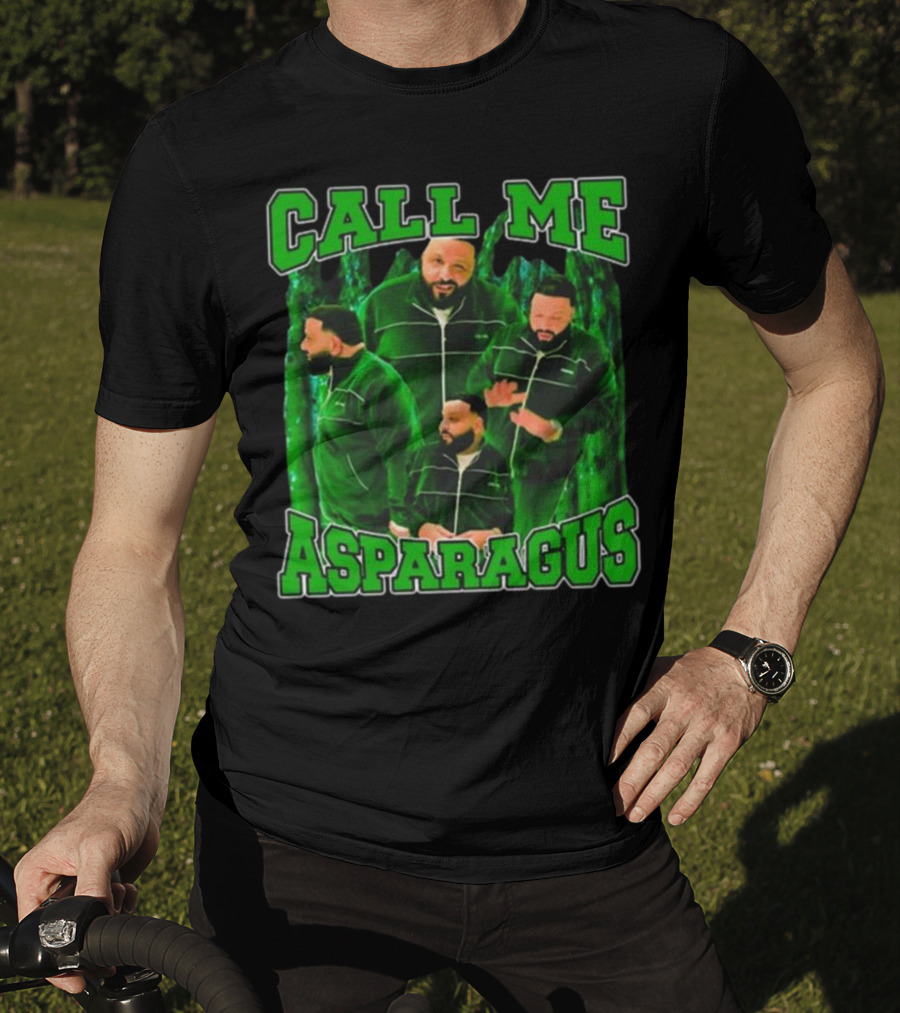 Call ME Asparagus Green Tracksuit Dj Look T-Shirt