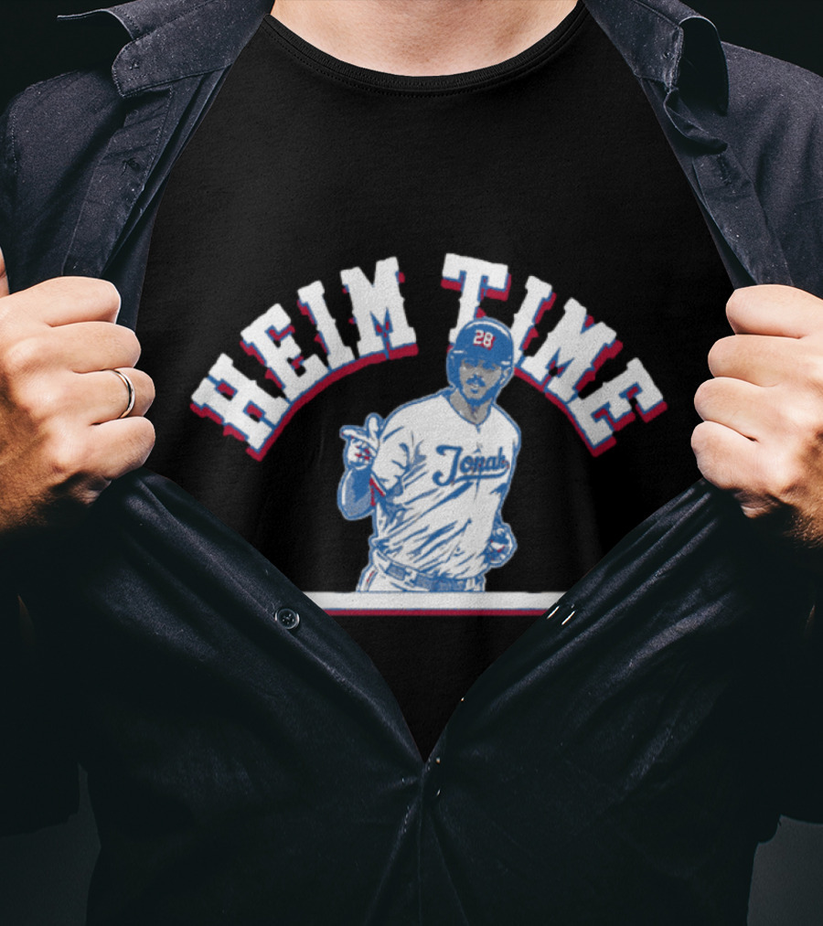 Heim Time Baseball Number 28 T-Shirt