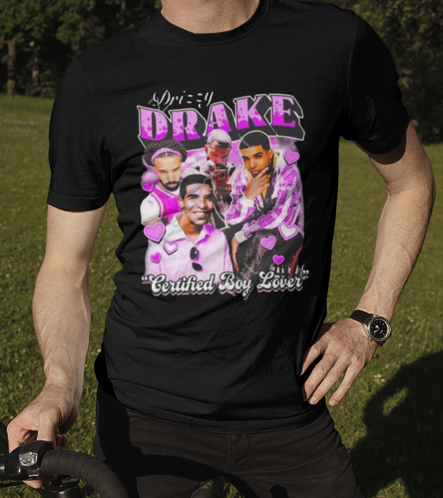 Drizzy Drake Certified Boy Lover Hearts Collage T-Shirt