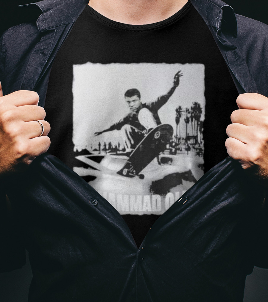 Muhammad Ollie Skateboarding Legend Crossover T-Shirt