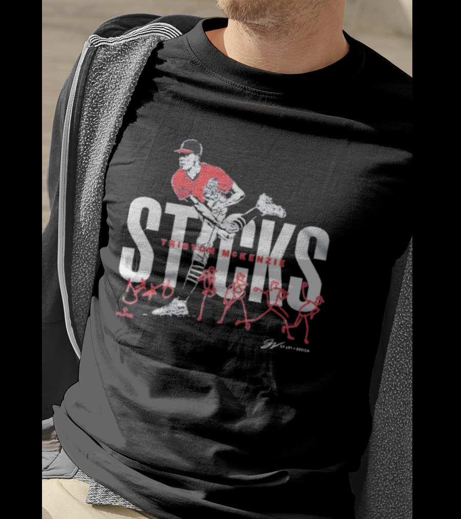 Triston McKenzie Sticks Baseball Pitch T-Shirt