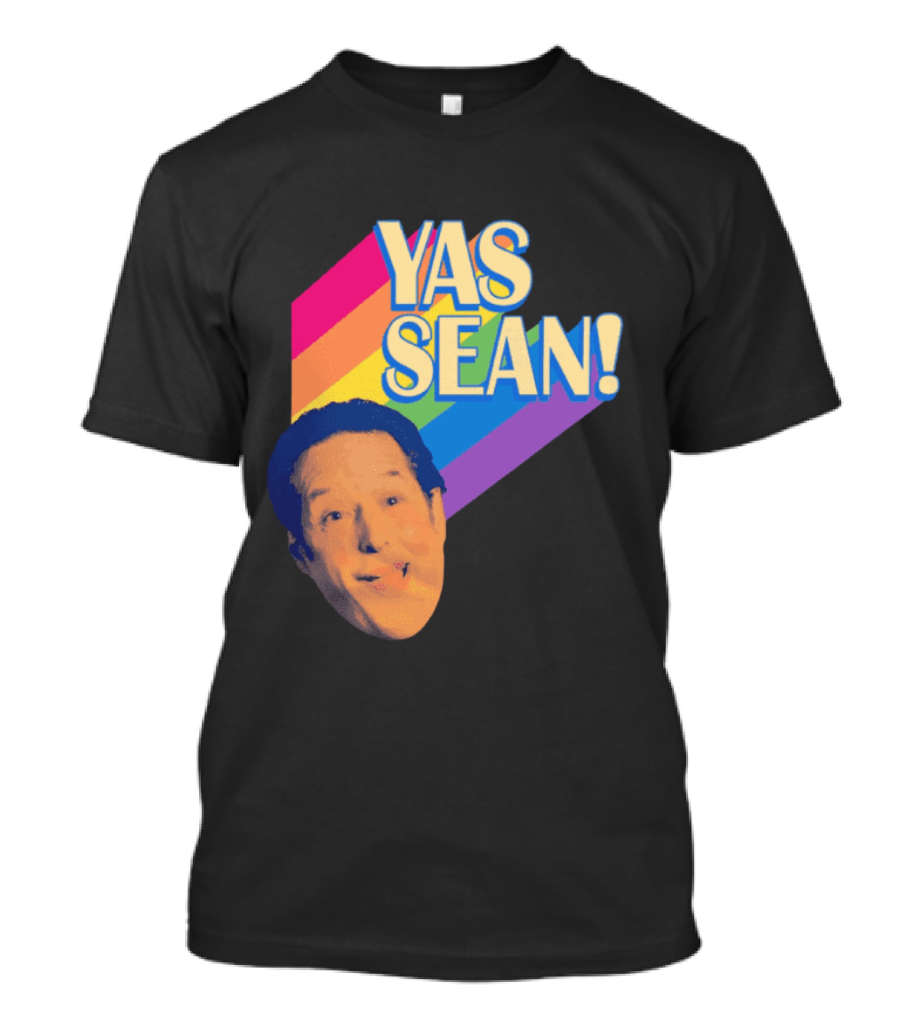 Yas Sean Rainbow Face T-Shirt