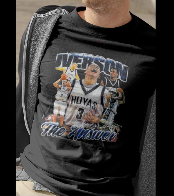 Iverson Hoyas Georgetown The Answer NCAA T-Shirt
