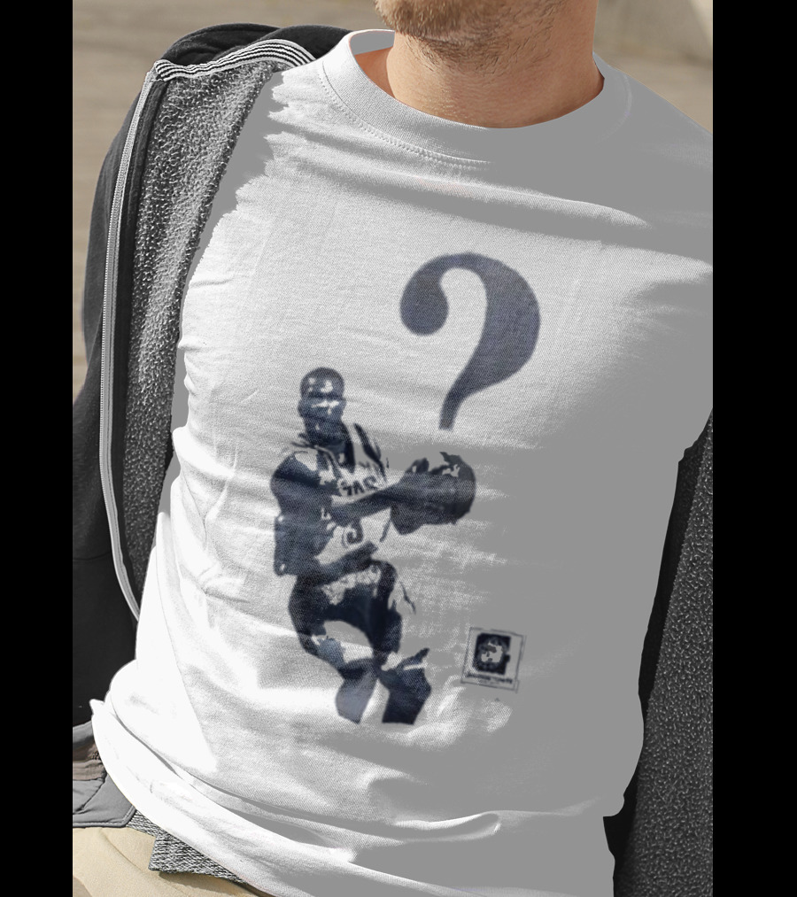 The Answer Georgetown University Allen Iverson Basketball Icon With Question Mark T-Shirt