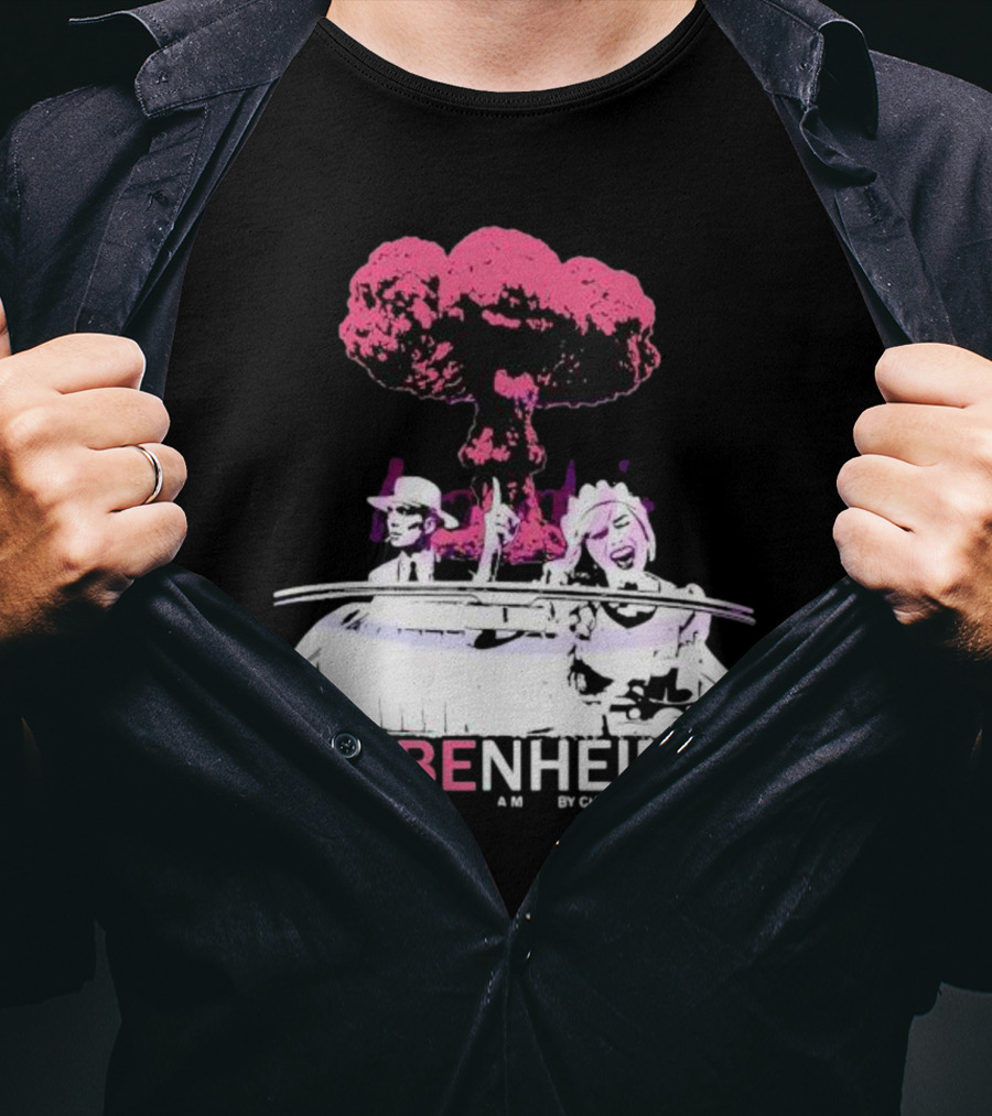 Vintage Barbenheimer A Movie By Christopher Nolan Comeon Baby Let’s Go Party T-Shirt