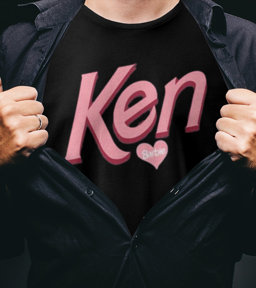 Ken Barbie Heart Love Valentine's T-Shirt