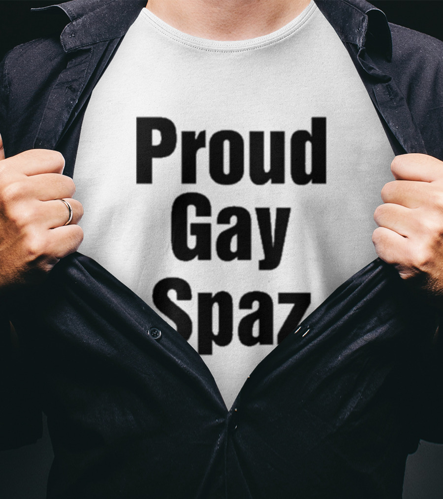 Proud Gay Spaz Pride Piece T-Shirt