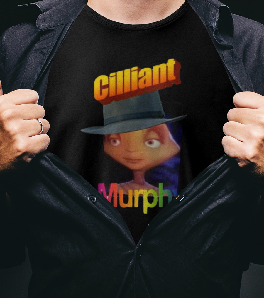 Cilliant Murphy Hat Meme Face T-Shirt